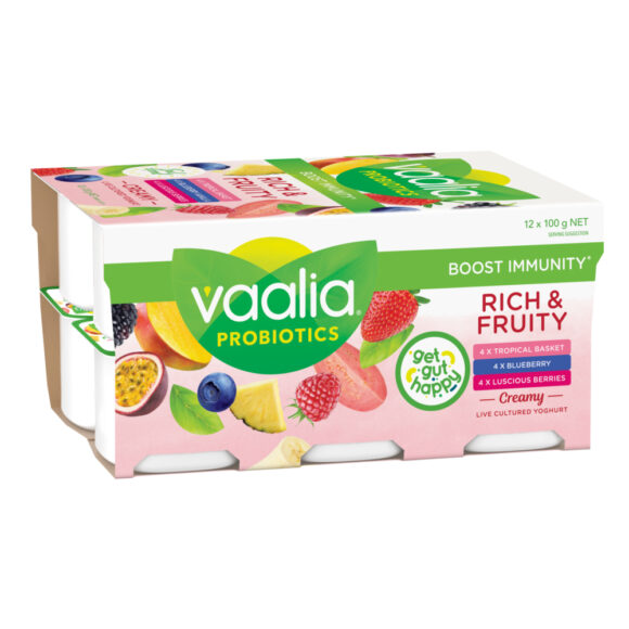 Vaalia Rich & Fruity Yoghurt 12×100 g