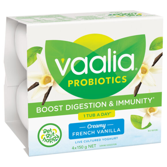 Vaalia French Vanilla Yoghurt 4×150 g
