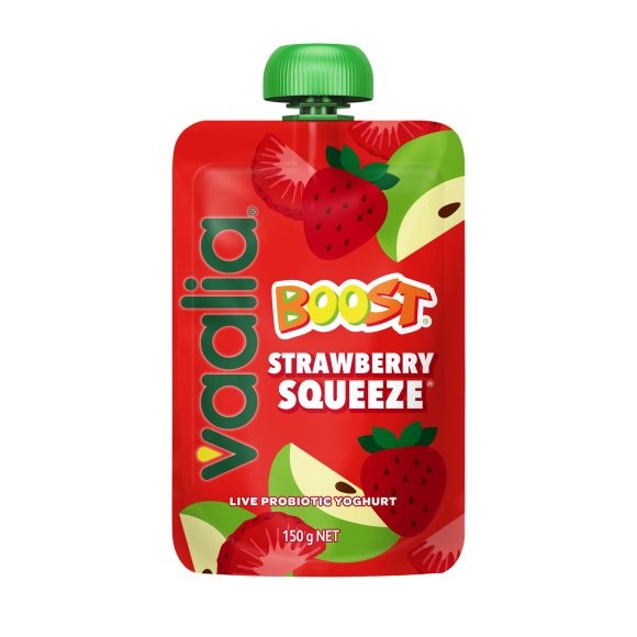 Vaalia Boost® Strawberry Squeeze® yoghurt 150 g